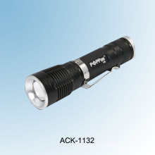 T6 Zoom Lens potente antorcha LED de aluminio y linterna (V8)